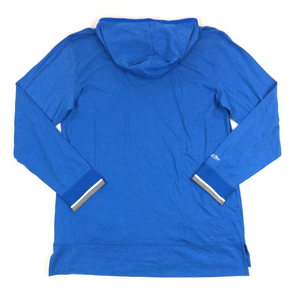 Detroit Lions Mitchell & Ness Mens 3XL NFL Throwback Long Sleeve Hooded Shirt - Picture 9 of 10